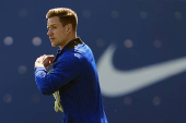 Entrenamiento del FC Barcelona