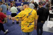 National Rifle Association holds its annual meeting in Atlanta