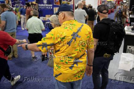 National Rifle Association holds its annual meeting in Atlanta
