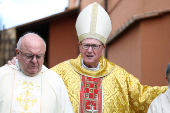 Sunday Mass at Signora di Guadalupe church, in Rome