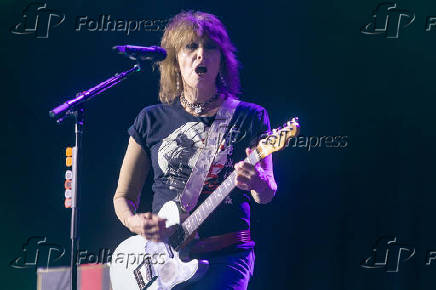 The Pretenders durante show em São Paulo