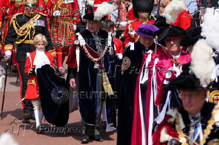 Garter Day service at Windsor Castle