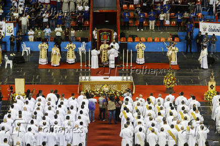 Celebração de Corpus Christi em Belém