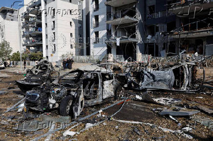 Aftermath of Iran's missile strike on Israel