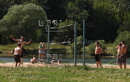 Hot summer day in Moscow