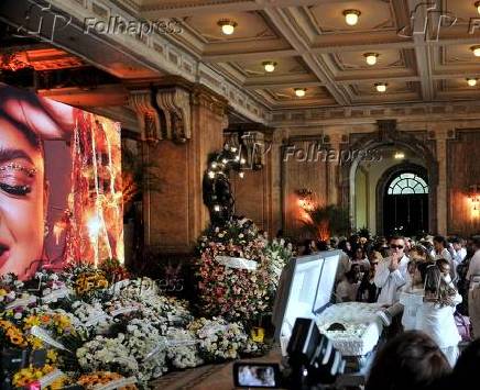 Velório da cantora Preta Gil no Theatro Municipal do Rio de Janeiro