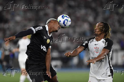 Partida entre Botafogo e Corinthians pelo Campeonato Brasileiro 2025.