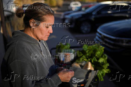 Food pantry is busy, weeks into the continuing U.S. government shutdown, in Fountain