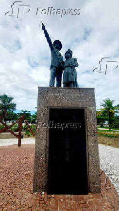 Monumento em homenagem aos imigrantes japoneses