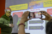 Dr. Carlos Nobre pesquisador das Emergencias Climaticas ministra palestra