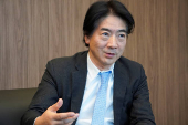 JIC Capital Ltd. President and CEO Ikeuchi talks about investment strategy, in Tokyo
