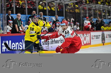 2025 IIHF Ice Hockey World Championship semi-finals - Sweden vs Denmark