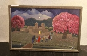 Histórias em óleo sobre tela de ed sandoval da terra do encantamento.