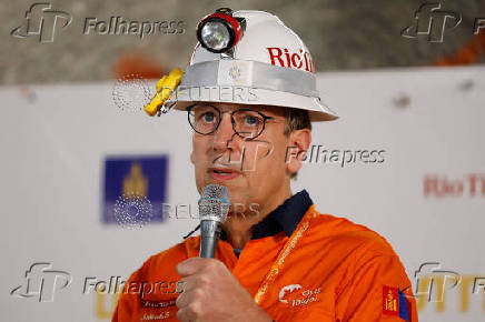 FILE PHOTO: Rio Tinto Chief Executive Jakob Stausholm