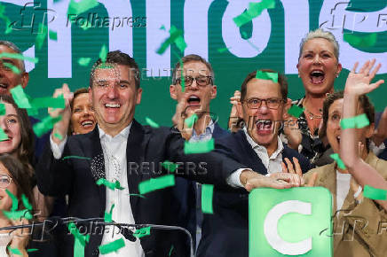 Financial technology company Chime's IPO at the Nasdaq MarketSite in New York City