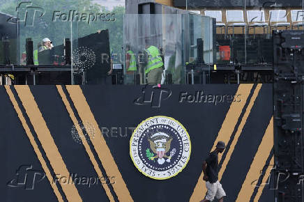 Preparations for the U.S. Army 250th anniversary parade, in Washington