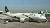 FILE PHOTO: FILE PHOTO: View of Pakistan International Airlines (PIA) passenger plane at Islamabad International Airport