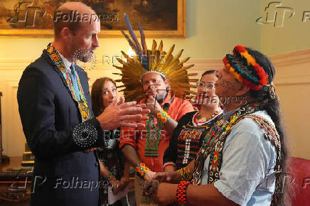 Prince William attends high-level roundtable at St James's Palace, in London