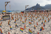 Playa de Ipanema, escenario de protesta por derechos del movimiento LGBT