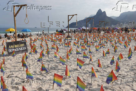 Playa de Ipanema, escenario de protesta por derechos del movimiento LGBT