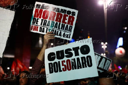 Manifestação pela taxação dos bilionários e pelo fim da escala 6x1 em São Paulo