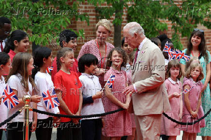 Britain's King Charles visits Oxford Centre for Islamic Studies in Oxford