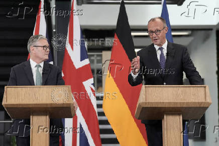 German Chancellor Merz visits Britain