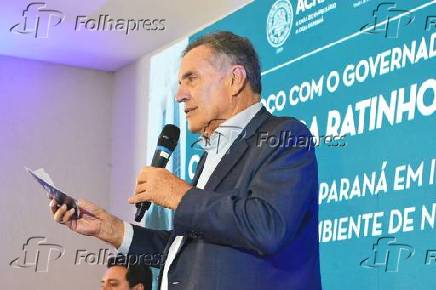 Governador Ratinho Junior na Associação Comercial do Rio de janeiro