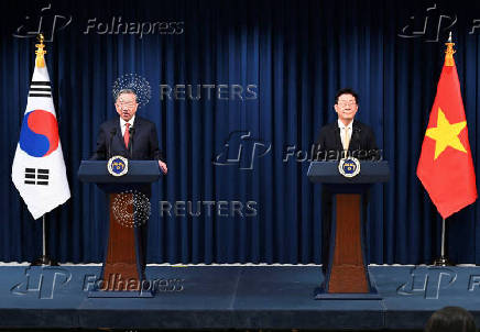 South Korean President Lee Jae Myung meets General Secretary of the Communist Party of Vietnam To Lam in Seoul