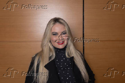 Ellen Roche em evento no Teatro BDO Jaraguá