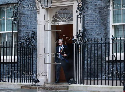British Prime Minister Keir Starmer leaves for Prime Minister's Questions