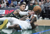NBA: Minnesota Timberwolves at Milwaukee Bucks