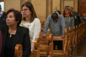 Mass in honor of late Pope Francis at the Latin Cathedral in Aleppo
