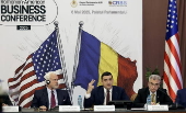 AUR party leader George Simion attends Romanian-American Business Conference 2025