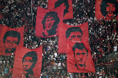 Partida entre Flamengo e Fortaleza válida pelo Campeonato Brasileiro 2025.