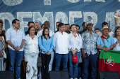 Rally for peace and democracy at San Francisco Square in Cali