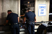 Protest against federal immigration sweeps, in San Antonio