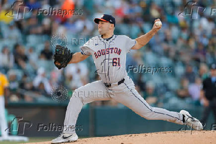 MLB: Houston Astros at Athletics