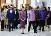 Suspended Thai Prime Minister Paetongtarn Shinawatra's first day of work in role as Culture Minister