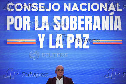 Venezuelan National Assembly's President Jorge Rodriguez attends a session of the National Council for Sovereignty and Peace, in Caracas