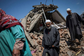 Family house of Ehsan Ahmad Sheikh which was demolished by the Indian authorities at Murran village in Pulwama