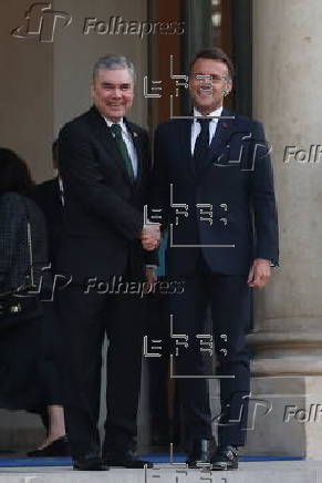 Turkmen Leader Gurbanguly Berdimuhamedow visits France