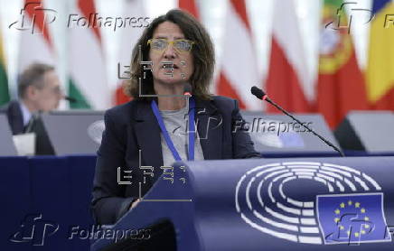 European Parliament session in Strasbourg