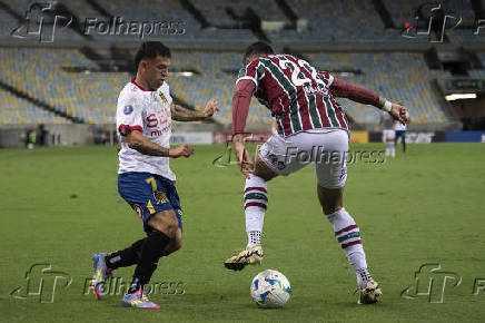 Partida entre Fluminense x Unión Española (CHI) no Maracanã.