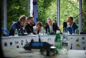 European leaders speak with U.S. President Trump via phone in Tirana