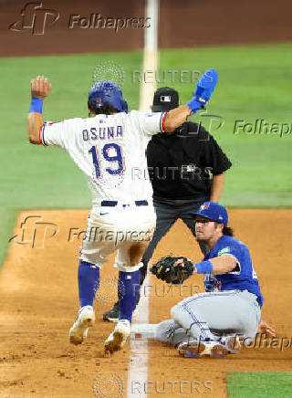 MLB: Toronto Blue Jays at Texas Rangers