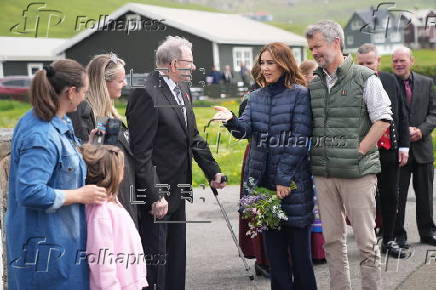 Danish royal couple on official visit to the Faroe Islands