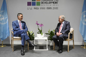 Pedro Sánchez se reúne con el secretario general de Naciones Unidas, António Guterres