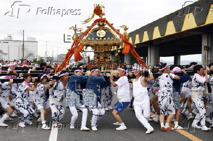 Chikura Matsuri summer festival in Chiba Prefecture