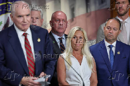 House Republican Study Committee members hold a press conference against hateful political rhetoric on Capitol Hill in Washington